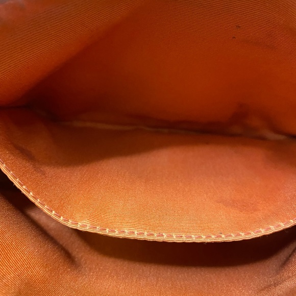 Coach Monogram Purse Small Brown Handbag Accessories PLEASE REVIEW PICS FOR FLAW - Picture 7 of 9